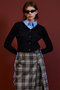 【予約販売】Layered Shirt Knit/レイヤードシャツニット メゾンスペシャル/MAISON SPECIAL