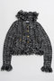 【予約販売】Fringe Tweed Knit Cardigan/フリンジツイードニットカーディガン メゾンスペシャル/MAISON SPECIAL MLT1(マルチカラー)