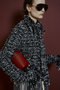 【予約販売】Fringe Tweed Knit Cardigan/フリンジツイードニットカーディガン メゾンスペシャル/MAISON SPECIAL