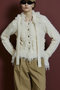 【予約販売】Fringe Tweed Knit Cardigan/フリンジツイードニットカーディガン メゾンスペシャル/MAISON SPECIAL