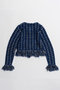 【予約販売】Fringe Tweed Knit Cardigan/フリンジツイードニットカーディガン メゾンスペシャル/MAISON SPECIAL
