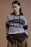 Multi-Border Sheer Knit/マルチボーダーシアーニット