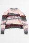 【予約販売】Multi-Border Sheer Knit/マルチボーダーシアーニット メゾンスペシャル/MAISON SPECIAL