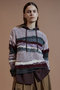 【予約販売】Multi-Border Sheer Knit/マルチボーダーシアーニット メゾンスペシャル/MAISON SPECIAL