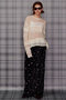 【予約販売】Multi-Border Sheer Knit/マルチボーダーシアーニット メゾンスペシャル/MAISON SPECIAL