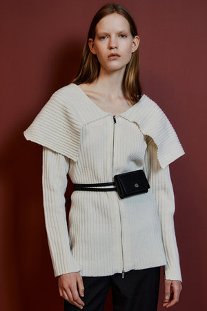 メゾンスペシャル/MAISON SPECIALの【予約販売】Big Collar Cardigan/ビッグカラーカーディガン(110300/110301)
