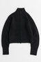 【予約販売】Raccoon Blend Stand Collar Cardigan/ラクーンブレンドスタンドカラーカーディガン メゾンスペシャル/MAISON SPECIAL BLK(ブラック)