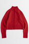 【予約販売】Raccoon Blend Stand Collar Cardigan/ラクーンブレンドスタンドカラーカーディガン メゾンスペシャル/MAISON SPECIAL RED(レッド)
