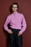 Raccoon Blend Stand Collar Cardigan/ラクーンブレンドスタンドカラーカーディガン