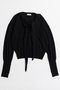【予約販売】Scarf Knit Top/マフラーニットトップ メゾンスペシャル/MAISON SPECIAL BLK(ブラック)