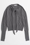 【予約販売】Scarf Knit Top/マフラーニットトップ メゾンスペシャル/MAISON SPECIAL GRY(グレー)