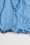 【予約販売】V-Neck Frill Cardigan/Vネックフリルカーデ メゾンスペシャル/MAISON SPECIAL