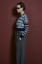 Layered Check-Like Knit/レイヤードチェックライクニット メゾンスペシャル/MAISON SPECIAL