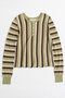 Layered Check-Like Knit/レイヤードチェックライクニット メゾンスペシャル/MAISON SPECIAL