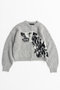 【予約販売】Dalmatian Knit Cardigan/ダルメシアンニットカーデ メゾンスペシャル/MAISON SPECIAL GRY(グレー)