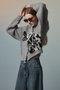 【予約販売】Dalmatian Knit Cardigan/ダルメシアンニットカーデ メゾンスペシャル/MAISON SPECIAL