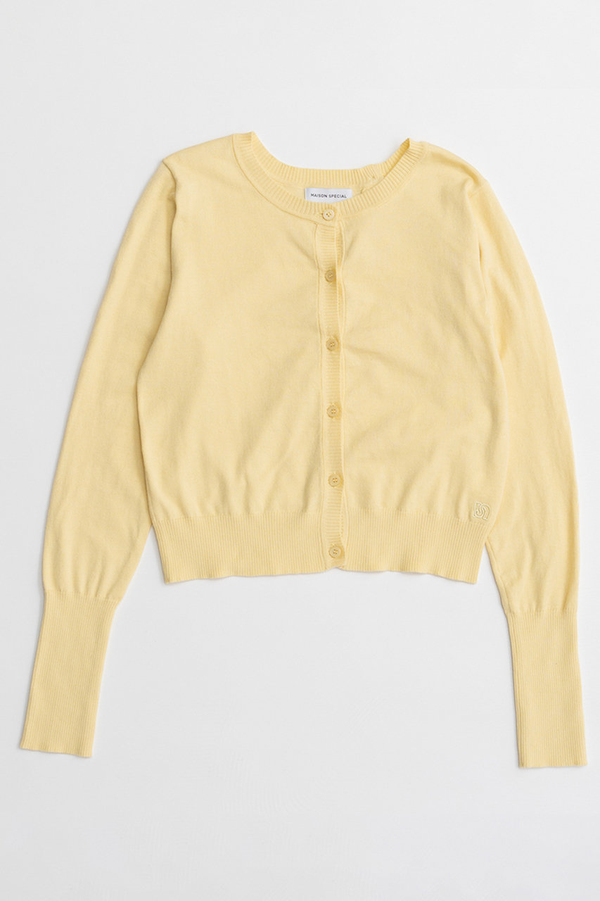 メゾンスペシャル/MAISON SPECIALの【予約販売】Multi-Way Knit Cardigan/マルチウェイニットカーディガン(YEL(イエロー)/21262366004)