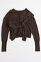 【予約販売】Multi-Way Knit Cardigan/マルチウェイニットカーディガン メゾンスペシャル/MAISON SPECIAL BRN(ブラウン)