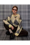 【予約販売】Oversized Argyle Knit/オーバーアーガイルニット メゾンスペシャル/MAISON SPECIAL