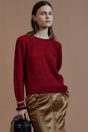 メゾンスペシャル/MAISON SPECIALの【予約販売】OFF DUTY Logo Knit/OFF DUTYロゴニット(110300/110301)