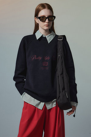 メゾンスペシャル/MAISON SPECIALの【予約販売】Pretty Ugly Club Logo Knit/Pretty Ugly Clubロゴニット(110300/110301)