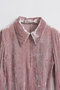 Velour Polo Shirt/ベロアポロシャツ メゾンスペシャル/MAISON SPECIAL