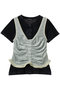 Layered Velour Top/レイヤードベロアトップ メゾンスペシャル/MAISON SPECIAL NVY(ネイビー)