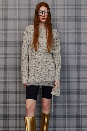 メゾンスペシャル/MAISON SPECIALの【予約販売】Sheer Layered Drape Top/シアーレイヤードドレープトップ(110100/110103)