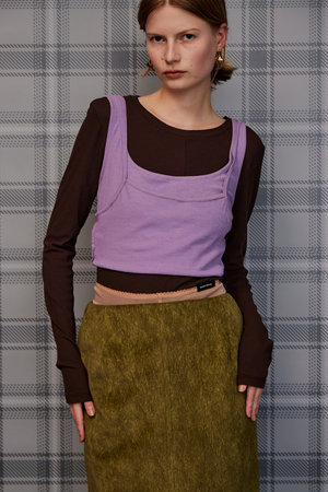 メゾンスペシャル/MAISON SPECIALの【予約販売】Layered Sheer Top/レイヤードシアーTOP(110400/110403)