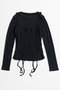 【予約販売】Layered Sheer Top/レイヤードシアーTOP メゾンスペシャル/MAISON SPECIAL BLK(ブラック)