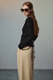 【予約販売】Layered Sheer Top/レイヤードシアーTOP メゾンスペシャル/MAISON SPECIAL