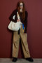【予約販売】2WAY Cashmere Silk Blend Ribbed Top/2WAYカシミヤシルクブレンドリブTOP メゾンスペシャル/MAISON SPECIAL