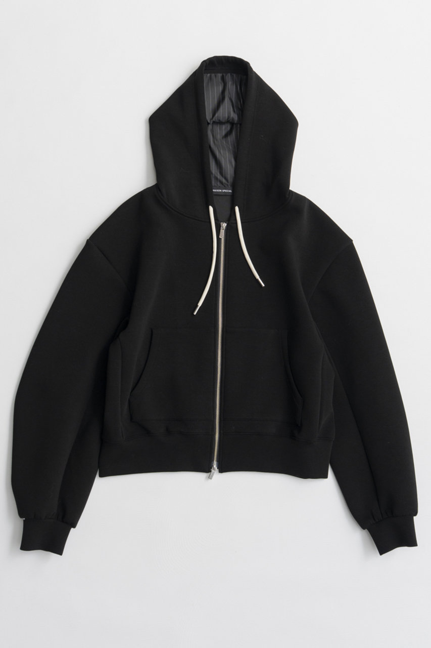 メゾンスペシャル/MAISON SPECIALの【予約販売】Cardboard Hoodie/ダンボールパーカー(BLK(ブラック)/21262415304)