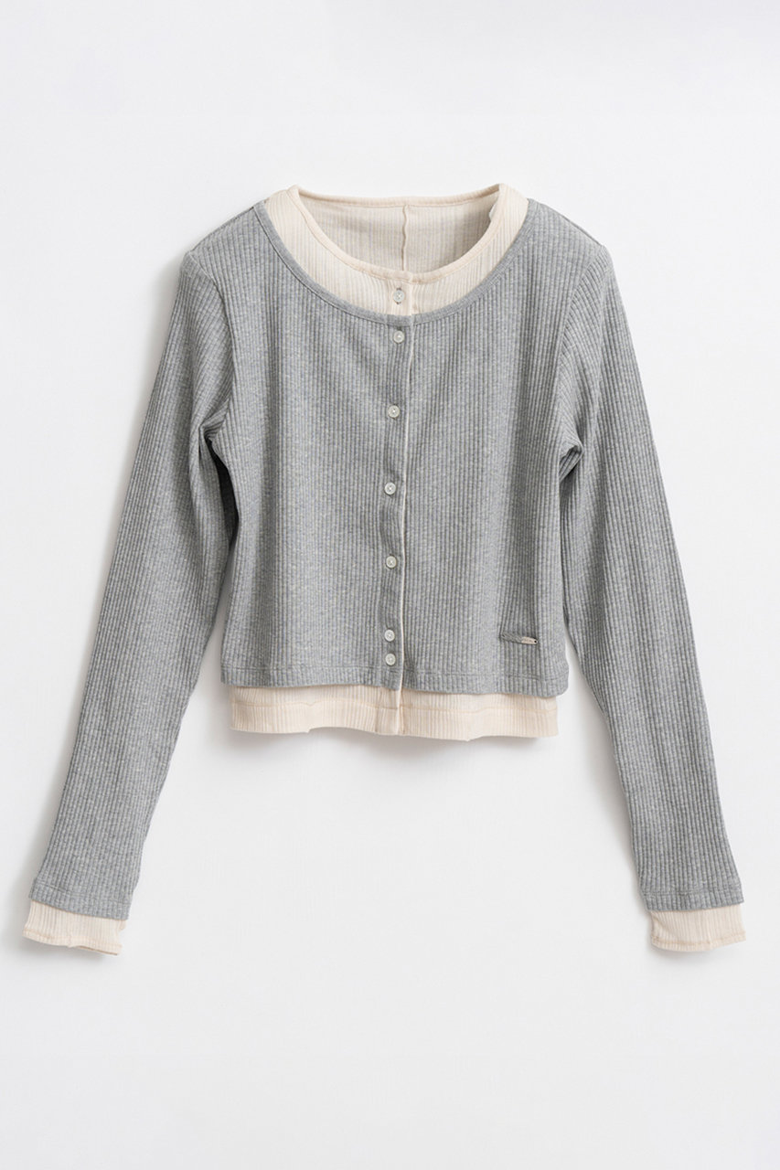 メゾンスペシャル/MAISON SPECIALの【予約販売】Reversible Cardigan/リバーシブルカーディガン(GRY(グレー)/21262415305)