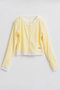 【予約販売】Reversible Cardigan/リバーシブルカーディガン メゾンスペシャル/MAISON SPECIAL L.YEL(ライトイエロー)