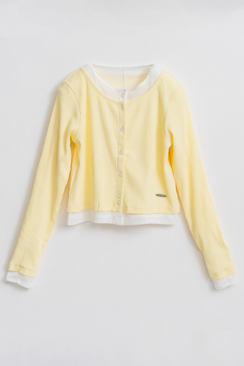 メゾンスペシャル/MAISON SPECIALの【予約販売】Reversible Cardigan/リバーシブルカーディガン(L.YEL(ライトイエロー)/21262415305)