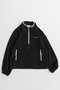 【予約販売】Half-Zip Fleece Top/ハーフジップフリーストップ メゾンスペシャル/MAISON SPECIAL BLK(ブラック)