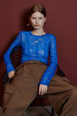 Sleeve Slit Lace Top/スリーブスリットレーストップス