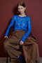 Sleeve Slit Lace Top/スリーブスリットレーストップス メゾンスペシャル/MAISON SPECIAL
