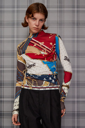 メゾンスペシャル/MAISON SPECIALの【予約販売】CHAMBRE Scarf Top/CHAMBREスカーフトップス(110400/110403)