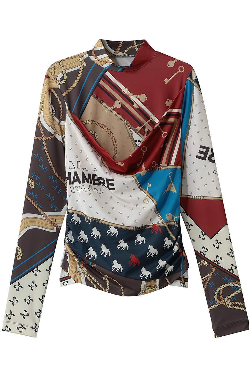 メゾンスペシャル/MAISON SPECIALの【予約販売】CHAMBRE Scarf Top/CHAMBREスカーフトップス(MLT2(マルチカラー2)/21262415308)