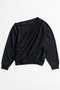 【予約販売】2WAY Off-Shoulder Sweatshirt/2WAYオフショルスウェット メゾンスペシャル/MAISON SPECIAL BLK(ブラック)