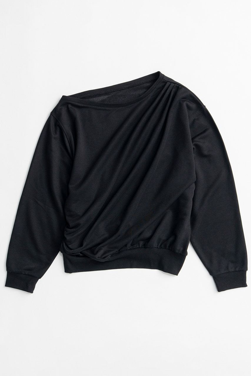 メゾンスペシャル/MAISON SPECIALの【予約販売】2WAY Off-Shoulder Sweatshirt/2WAYオフショルスウェット(BLK(ブラック)/21262415802)