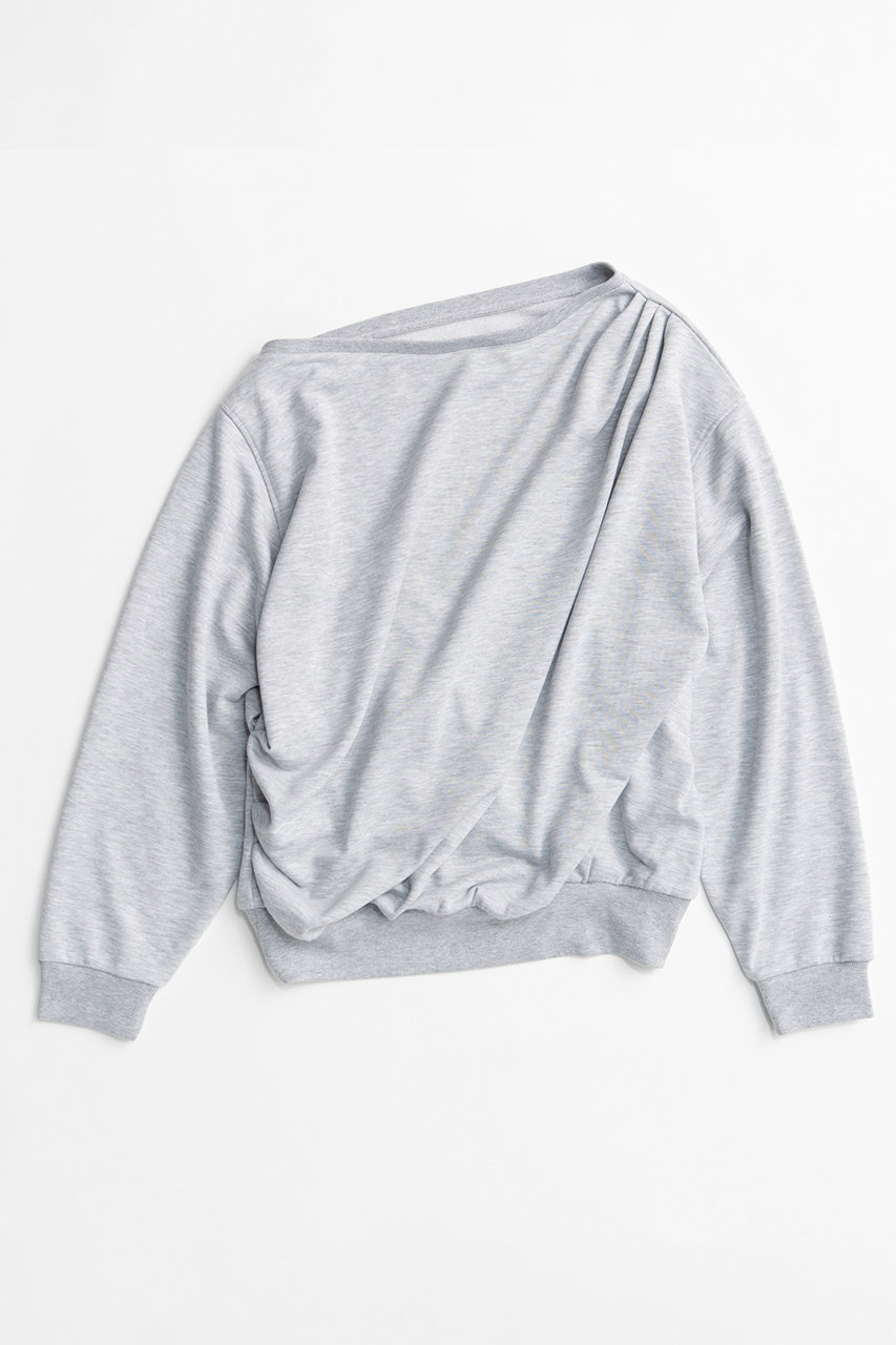 メゾンスペシャル/MAISON SPECIALの【予約販売】2WAY Off-Shoulder Sweatshirt/2WAYオフショルスウェット(GRY(グレー)/21262415802)