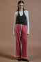 【予約販売】Border Halter Layered Off-Shoulder Top/ボーダーホルターレイヤードオフショルTOP メゾンスペシャル/MAISON SPECIAL
