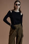 【予約販売】Glove Rib Jersey Top/グローブリブカットソートップス メゾンスペシャル/MAISON SPECIAL