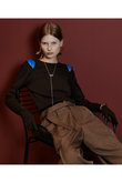 Glove Rib Jersey Top/グローブリブカットソートップス