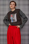 【予約販売】Washer Shirt Docking Print T-Shirt/ワッシャーシャツドッキングプリントTEE メゾンスペシャル/MAISON SPECIAL