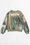 【予約販売】Cityscape Photo Sweatshirt Top/シティスケイプフォトスウェットトップ メゾンスペシャル/MAISON SPECIAL GRN(グリーン)