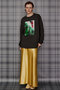 Blurred Emotion Logo Print Long Sleeve T-Shirt/BlurredEmotionロゴプリントロンTEE メゾンスペシャル/MAISON SPECIAL C.GRY(チャコールグレー)